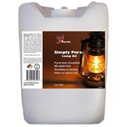 Firefly Bulk Kosher Lamp Oil 5 Gallons - Odorless & Smokeless - Simply Pure - Ultra Clean Burning Liquid Paraffin Fuel