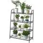 FaithLand 4-Tier Indoor/Outdoor Metal Plant Stand, Flower Pots Holder, Plant Display Rack, Stand Shelf, Shoe Organizer, Utility Storage Organizer Rack FaithLand 4-Tier Indoor/Outdoor Metal Plant Stand, Flower Pots Holder, Plant Display Rack, Stand Shelf, Shoe Organizer, Utility Storage Organizer Rack