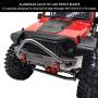 RC Car Front Bumper, Aluminium Alloy Front Bumper for Axial SCX10 Jeep Wrangler 1/10 Remote Control Crawler Car Accessory Parts