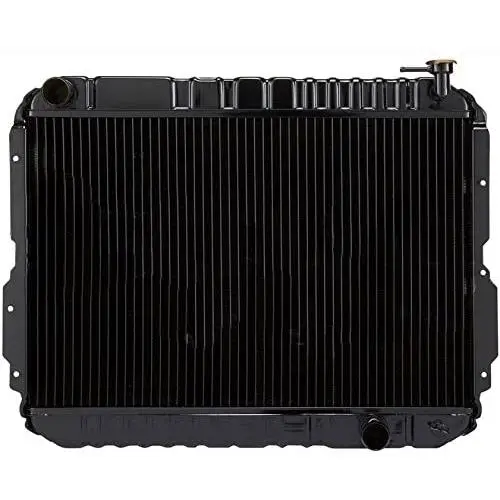 Radiator - Cooling Direct For/Fit 0012 81-88 Toyota Landcruiser 6Cy 4.2L Brass Tank Brass Core 4-Row Metal Radiator - Cooling Direct For/Fit 0012 81-88 Toyota Landcruiser 6Cy 4.2L Brass Tank Brass Core 4-Row Metal