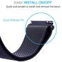 Koreda Compatible with Samsung Galaxy Watch 42mm/Galaxy Watch 3 41mm/Active 40mm/Active 2 40mm 44mm Bands Sets, 20mm Stainless Steel Metal Band + Mesh Loop Replacement Bracelet Strap for Gear Sport