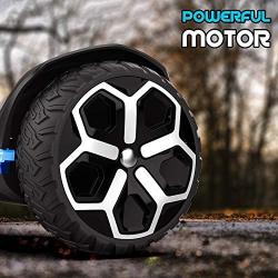 Gyroor T581 Hoverboard 6.5'' Off Road All Terrain Hoverboard with Bluetooth Speaker and Two-Wheel Self Balancing Hoverboard with UL2272 Certified (Blue)