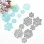 Cutting Dies Metal, 8 pcs Flower Embossing Stencils for DIY Scrapbooking Photo Album Decorative DIY Paper Cards Making Gift, Metallic Die Cut