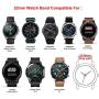 BaiHui 22mm Metal Bands Compatible with Galaxy Watch 3 45mm Bands, Ultra Thin Stainless Steel Watch Bands Replacement Metal Strap for Galaxy Watch 46mm/Galaxy Gear S3 Classic/Frontier - Black