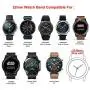 BaiHui 22mm Metal Bands Compatible with Galaxy Watch 3 45mm Bands, Ultra Thin Stainless Steel Watch Bands Replacement Metal Strap for Galaxy Watch 46mm/Galaxy Gear S3 Classic/Frontier - Silver