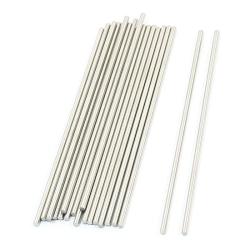 Uxcell a14061800ux0157 20Pcs RC Toy Car Model Part Stainless Steel Round Rod Axle 3mmx140mm (Pack of 20)