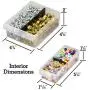 Akro-Mils 26 Drawer 10126, Plastic Parts Storage Hardware and Craft Cabinet, (20-Inch W x 6-Inch D x 10-Inch H), Black