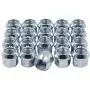 Wheel Accessories Parts Set of 20 Zinc Finish Open-end Acorn Bulge Lug Nuts Set 19mm (3/4'') Hex (M12x1.75)