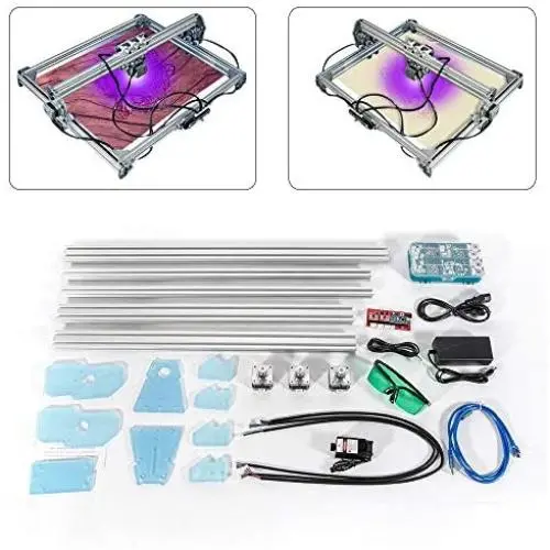 50x65cm 3000mW CNC 2-Axis Engraver Aluminum Engraving Machine Wood Carving Cutter Machine DIY Carving Kit Carving Desktop Baser Engraving Machine USA STOCK 50x65cm 3000mW CNC 2-Axis Engraver Aluminum Engraving Machine Wood Carving Cutter Machine DIY Carving Kit Carving Desktop Baser Engraving Machine USA STOCK