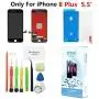 Premium Screen Replacement for iPhone 8 Plus (5.5 inch) - 3D Touch LCD Complete Repair Kits -LCD Touch Digitizer Display Glass Replacement with Tempered Glass, Tools, Instruction (Black) Premium Screen Replacement for iPhone 8 Plus (5.5 inch) - 3D Touch LCD Complete Repair Kits -LCD Touch Digitizer Display Glass Replacement with Tempered Glass, Tools, Instruction (Black)