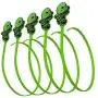 Green Gobbler Hair Grabber Drain Tool | Hair Clog Remover | Drain Opener for Sinks, Tubs & Showers - Pack of 5