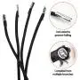 FANLG 4PCS Zero Gravity Chair Replacement Cords, Replacement Laces for Antigravity Chair, Patio Recliners Repair Cord, Bungee Elastic Lounge Chair Cord, Made of Latex, Recliner Replacement Parts-Black FANLG 4PCS Zero Gravity Chair Replacement Cords, Replacement Laces for Antigravity Chair, Patio Recliners Repair Cord, Bungee Elastic Lounge Chair Cord, Made of Latex, Recliner Replacement Parts-Black