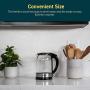 COSORI Electric Kettle Glass Hot Water Boiler & Tea Heater with LED Indicator Inner Lid & Bottom, Auto Shut-Off&Boil-Dry Protection, BPA Free,1.7L, Black