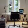 Globe Electric 56963 Metal Clamp - Swing Arm Multi-Joint Desk Lamp, 31.5'', Black