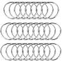Paxcoo 200Pcs Split Key Rings Bulk for Keychain and Crafts (25mm)