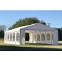 32x16 PE Party Tent White - Heavy Duty Wedding Canopy Carport Shelter - with Storage Bags - By DELTA Canopies