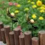 Garden Solar Light Outdoor Decorations-Moon Decor, Crackle Glass Ball Metal Garden Stake Light,Waterproof LED Lights for for Pathway, Lawn, Patio, Yard Garden Solar Light Outdoor Decorations-Moon Decor, Crackle Glass Ball Metal Garden Stake Light,Waterproof LED Lights for for Pathway, Lawn, Patio, Yard