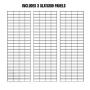 Econoco - Panel Slat Grid Display – Metal Slat Grid for Any Retail Display, 2’ Width x 6’ Height, 3 Grids Per Carton (Black)