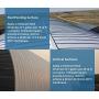Liquid Rubber Color Waterproof Sealant - Indoor & Outdoor Coating - Easy to Apply - Water Based - Light Gray, 5 Gallon