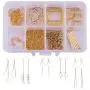 SUNNYCLUE 1 Box DIY 10 Pairs Geometric Hollow Squares Earrings Making Starter Kit Classic Drop Dangle Long Tassel Chain with Earring Hooks Jewelry Making Supplies Craft for Beginners, Instruction SUNNYCLUE 1 Box DIY 10 Pairs Geometric Hollow Squares Earrings Making Starter Kit Classic Drop Dangle Long Tassel Chain with Earring Hooks Jewelry Making Supplies Craft for Beginners, Instruction