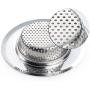 Fengbao 2PCS Kitchen Sink Strainer - Stainless Steel, Large Wide Rim 4.5'' Diameter