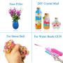 MAGICLUB Water Beads with Fine Motor Skills Toy Set Non-Toxic Water Sensory Toy for Kids-30,000 Beads Sensory Bin Kit with 1 Scoop 1 Spoon and 6 Tweezers Jelly Beads for Early Skill Development