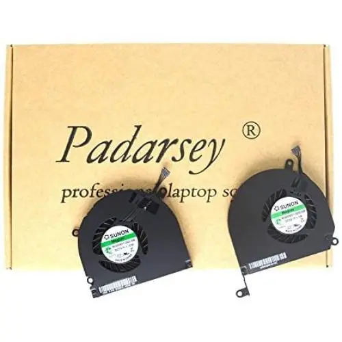 Padarsey A1286 Left+Right Side CPU Cooling Fan Compatible for MacBook Pro 15'' 2008 2009 2010 2011 2012 Padarsey A1286 Left+Right Side CPU Cooling Fan Compatible for MacBook Pro 15'' 2008 2009 2010 2011 2012