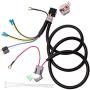 FARBIN Waterproof Car Horn 12v Loud High Tone/Low Tone Metal Twin Horns Kit with Relay Harnes,Universal Horn for Car (Blue horn with wire harness)