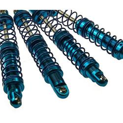 4Pcs Aluminum Metal Suspension Shock Absorbers Spring Set for 1/10 RC Axial SCX10 D90 CC01 Crawler Accessories (100mm)