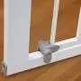 Munchkin Easy Close Pressure Mounted Baby Gate for Stairs, Hallways and Doors, Walk Through with Door, Metal, White Munchkin Easy Close Pressure Mounted Baby Gate for Stairs, Hallways and Doors, Walk Through with Door, Metal, White