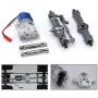 Baoer Metal Upgrade Parts 370 Motor Front and Rear Axle for WPL RC Car B-14 B16 B24 B36 C14 C24 C34 C44 1/16 Truck WPL-F