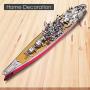 Piececool 3D Metal Model Kits-Yamato Battleship DIY 3D Metal Puzzle for Adults, Great Gifts Idea