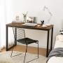 HOOBRO Computer Desk, Home Office Writing Desk, 47.2 x 23.6 x 29.9 Inch Industrial Simple Style PC Laptop Study Table in Living Room, Bedroom, Sturdy Metal Frame, Easy Assembly, Rustic Brown BF58DN01