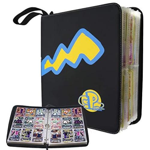 Trading Card Holder Album, 9-Pocket Pages Trading Cards Album Trading Cards Collectors Album Compatible with All Standard Card, Holds Up to 720 Carrying Case Binder (13 x11inch)