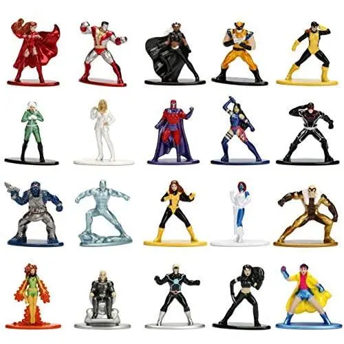 Jada Toys Marvel X-Men 20 Pack Die-Cast Figures, 1.65'' Scale Collectable Figurine 100% Metal Jada Toys Marvel X-Men 20 Pack Die-Cast Figures, 1.65'' Scale Collectable Figurine 100% Metal