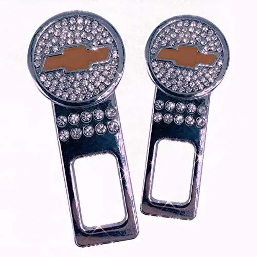 2 Pack Bling Car Seat Belt Clip with Glass Diamond Rhinestone Inlay, Universal Seat Belt Buckle Auto Metal for Daily Driving, drive satisfied alarm stopper silencer, gift for girlfriend 2 Pack Bling Car Seat Belt Clip with Glass Diamond Rhinestone Inlay, Universal Seat Belt Buckle Auto Metal for Daily Driving, drive satisfied alarm stopper silencer, gift for girlfriend