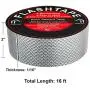 fowong Butyl Rubber Aluminum Foil Tape 2'' W, Leak Repair Tape for Roof, Gutter, Waterproof Tape for Plastic and Metal Repairs, Surface Crack, Pipe Rupture, RV Repair, Window, Boat Sealing, EDPM roof fowong Butyl Rubber Aluminum Foil Tape 2'' W, Leak Repair Tape for Roof, Gutter, Waterproof Tape for Plastic and Metal Repairs, Surface Crack, Pipe Rupture, RV Repair, Window, Boat Sealing, EDPM roof