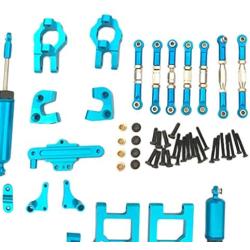 F Fityle for WLtoys 12428 Metal Upgrade Parts Kit Fit for Feiyue FY-01 02 03 1/12 Remote Control Car Fittings Accessories Replace The Broken - 12 Kinds