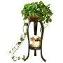 32'' Plant Stand Metal Flower Holder Pot with 2 Tier Garden Decoration Display Patio Standing Plant Flower Pot Rack Display Shelf for Garden Office Indoor Outdoor 32'' Plant Stand Metal Flower Holder Pot with 2 Tier Garden Decoration Display Patio Standing Plant Flower Pot Rack Display Shelf for Garden Office Indoor Outdoor