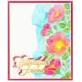 Spellbinders Heart Melt Sentiments by Becca Feeken Glimmer Hot Foil Plate & Die Set, Metal