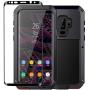 Galaxy S9 Case,Tomplus Armor Tank Aluminum Metal Shockproof Military Heavy Duty Protector Cover Hard Case for Samsung Galaxy S9 (Black)