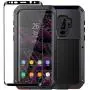 Galaxy S9 Case,Tomplus Armor Tank Aluminum Metal Shockproof Military Heavy Duty Protector Cover Hard Case for Samsung Galaxy S9 (Black)