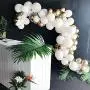 16 FT Pearl White & Golden Confetti Ballons Arch & Garland Kit, 94 Pcs White and Gold Latex Balloon Garland, Wedding Balloons, Balloons Baby Shower DIY Decorations 16 FT Pearl White & Golden Confetti Ballons Arch & Garland Kit, 94 Pcs White and Gold Latex Balloon Garland, Wedding Balloons, Balloons Baby Shower DIY Decorations