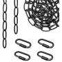 ECUDIS 20 Feet Black Pendant Light Fixture Chain, Lighting Hanging Chain Extension with Connection Locks, Heavy Duty Lighting Chain Replacement for Chandelier, Plants, Fruit Basket (Black Finish) ECUDIS 20 Feet Black Pendant Light Fixture Chain, Lighting Hanging Chain Extension with Connection Locks, Heavy Duty Lighting Chain Replacement for Chandelier, Plants, Fruit Basket (Black Finish)