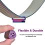 Koreda Compatible with Samsung Galaxy Watch 42mm/Galaxy Watch 3 41mm/Active 40mm/Active 2 40mm 44mm Bands Sets, 20mm Stainless Steel Metal Band + Mesh Loop Replacement Bracelet Strap for Gear Sport