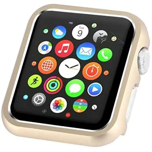 Leotop Compatible with Apple Watch Case 38mm 42mm, Compatible iWatch Bumper Metal Protective Cover Aluminum Frame Bling Shiny Protector Compatible Apple Watch Series 3/2/1(Matte Gold, 38mm) Leotop Compatible with Apple Watch Case 38mm 42mm, Compatible iWatch Bumper Metal Protective Cover Aluminum Frame Bling Shiny Protector Compatible Apple Watch Series 3/2/1(Matte Gold, 38mm)