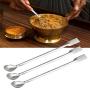 obmwang 14 Pack Stainless Steel Lab Spatula Micro Scoop/Spoon Reagent Laboratory Sampling Spoon Mixing Spatula