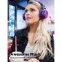COWIN E7 PRO [Upgraded] Active Noise Cancelling Headphones Bluetooth Headphones with Microphone/Deep Bass Wireless Headphones Over Ear, 30 Hours Playtime for Travel/Work, Purple