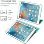 ProCase iPad 9.7 Case (Old Model) 2018 iPad 6th Generation / 2017 iPad 5th Generation Case - Ultra Slim Lightweight Stand Case with Translucent Frosted Back Smart Cover for iPad 9.7 Inch –Mint