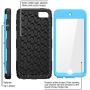 i-Blason Armorbox Case Designed for iPod Touch 7/6/5, Full Body Case with Built-in Screen Protector for Apple iPod Touch 5th/6th/7th Generation, Blue